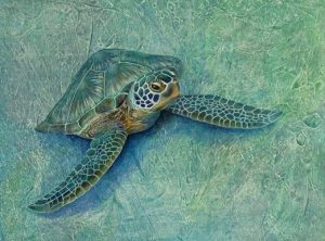 Turtle Abstract Painting