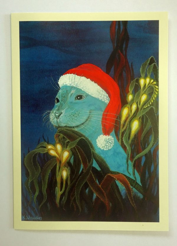 Seal Christmas card
