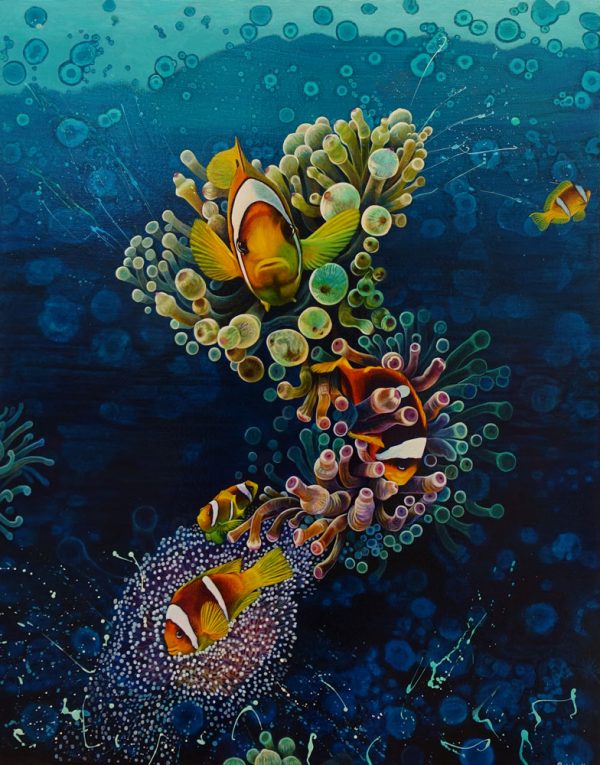 Clownfish original painting
