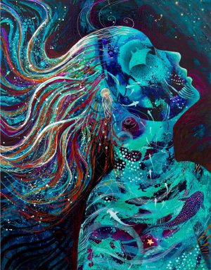 Sea goddess artwork by Deep Impressions