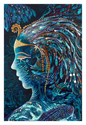 Isis-sea goddess artwork