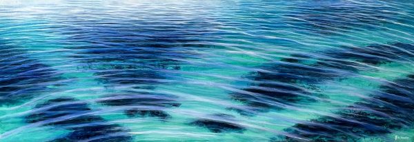 Sea surface original painting by Deep Impressions