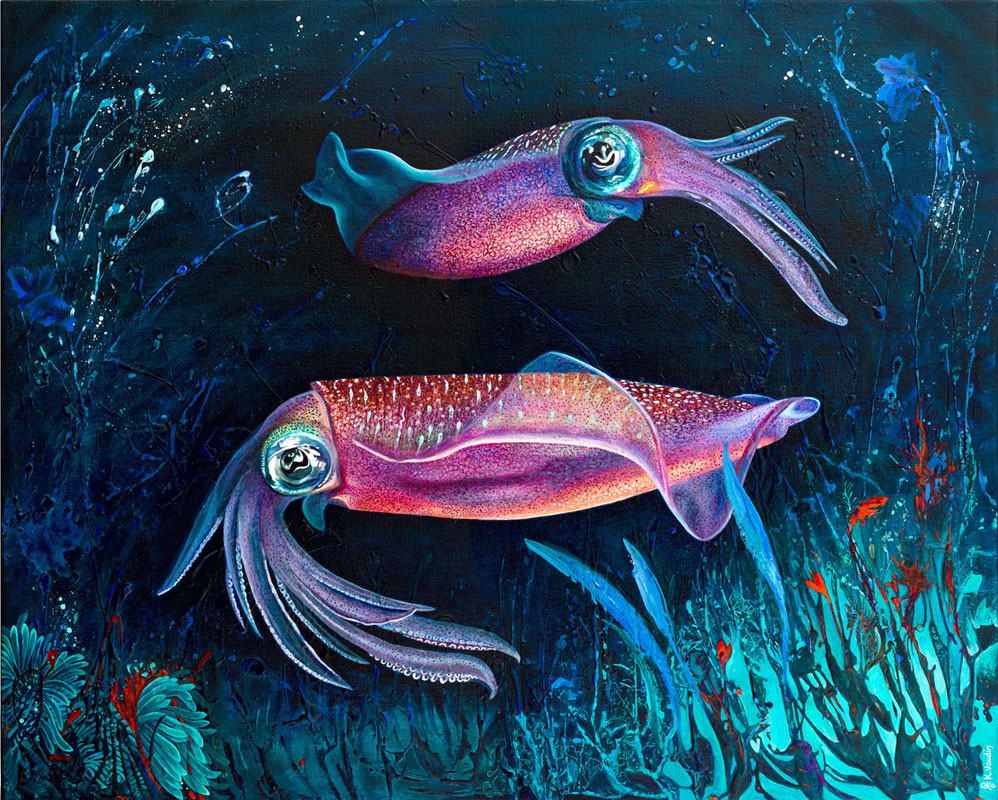 Deep Impressions Squid Love