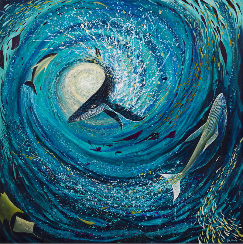 Deep Impressions Whale Swirl