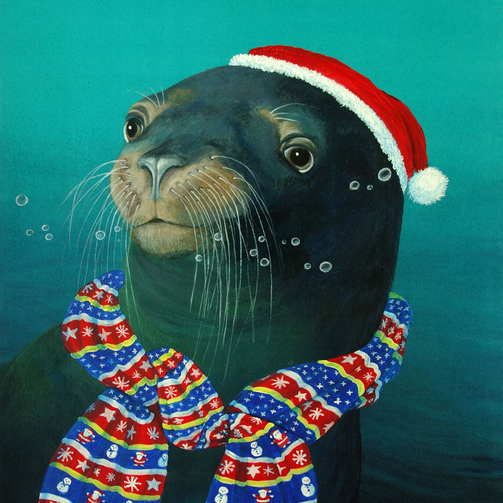 Christmas Seal art card by Deep Impressions
