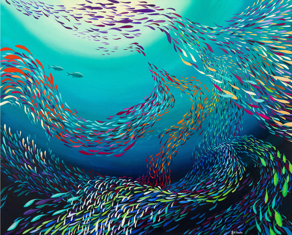 Fish swirl ll print