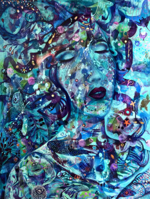 Sea goddess 6 - Original painting